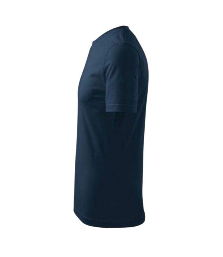 T-shirt Classic New Homme Bleu Marine Foncé Malfini