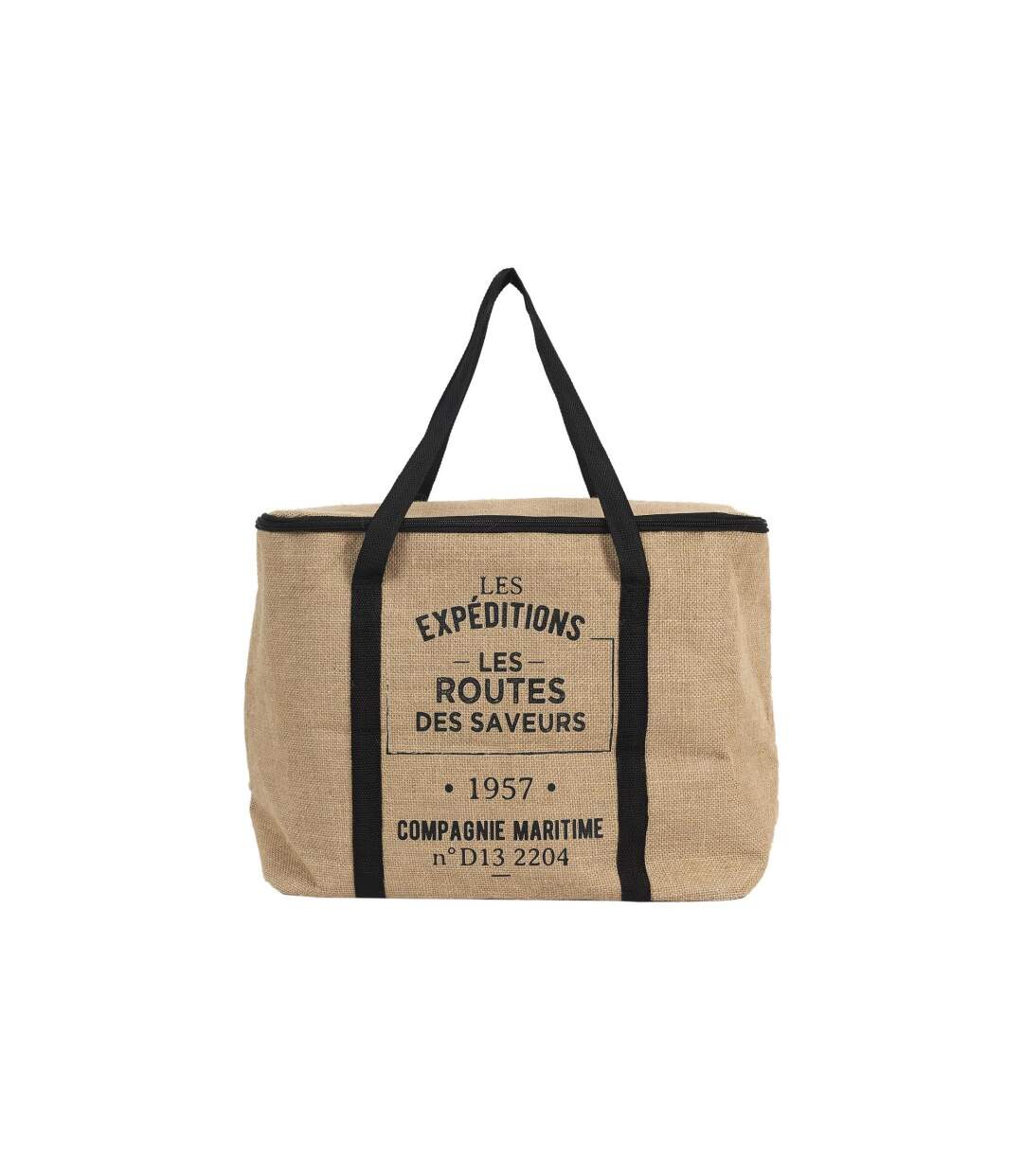 Sac Fraîcheur Effet Jute 42cm Naturel-2