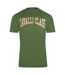 T-shirt Motif Universitaire Homme Vert Cavalli Class-1