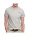 T-Shirt gris clair homme superdry essential serif-1