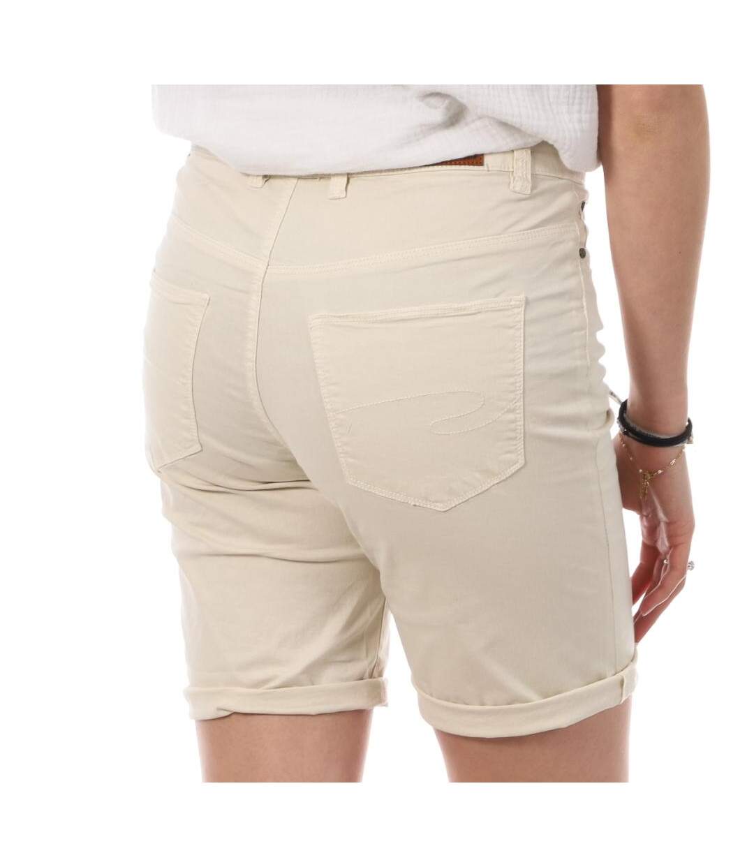 Bermuda écru femme lee cooper wopara-2