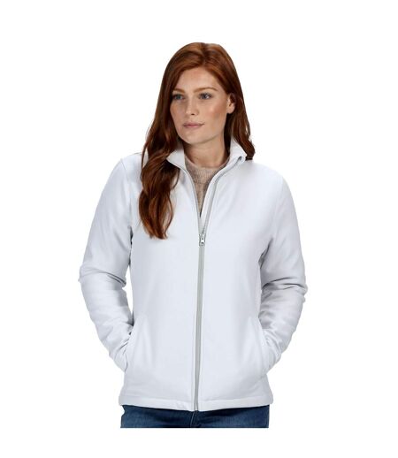 Regatta Womens/Ladies Ablaze Printable Softshell Jacket (White/Light Steel) - UTRG3561