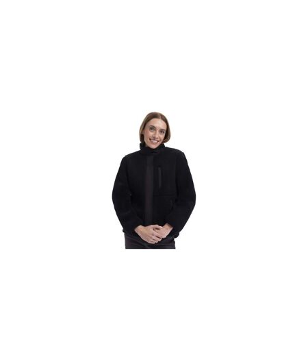 Womens/ladies Yuill Fleece Jacket Black Trespass