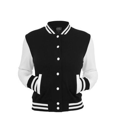 Veste De Survêtement Femme Noir Blanc Urban Classics