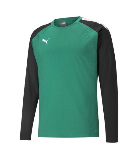Mens Teamliga Long-sleeved T-shirt Green Black Puma