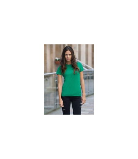 Feel Good T-shirt Étirable À Manches Courtes Femme Vert Skinni Fit