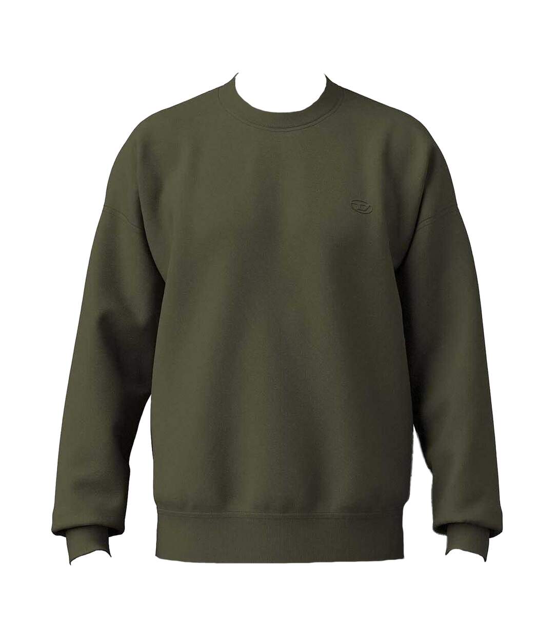 Sweat S-rob-megoval-d Homme Vert Diesel-1