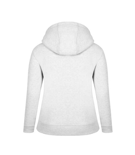 Womens/ladies Wave Logo Hoodie Ice Marl Marl SoulCal