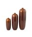 Vase en Terre Cuite Lee Terra 55cm Marron & Orange-3