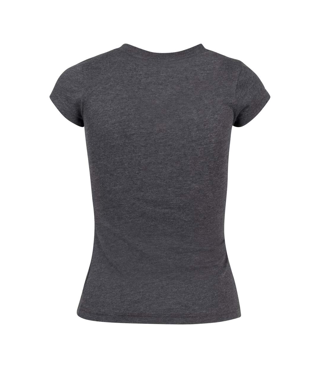 T-shirt Basic Femme Charbon Build Your Brand-2