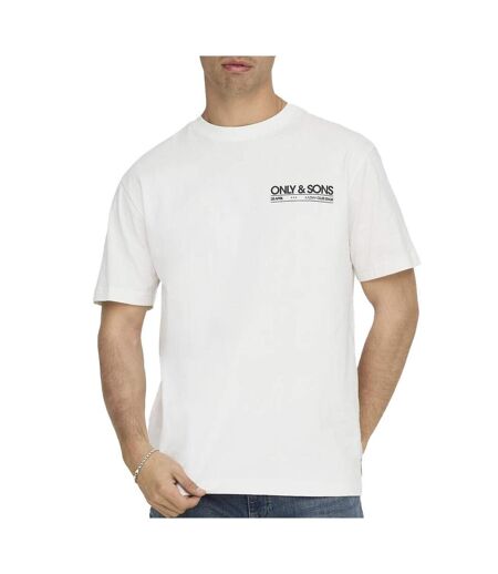T-Shirt blanc homme only & sons kazbah