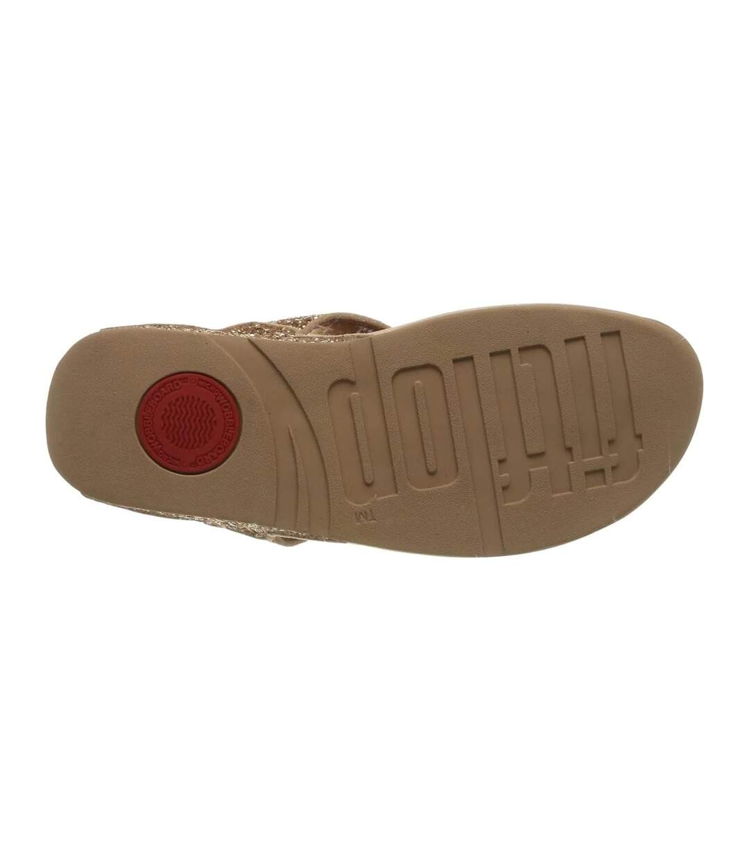 Sandales Motif/style Paillettes Lulu Femme Rose Doré FitFlop-4