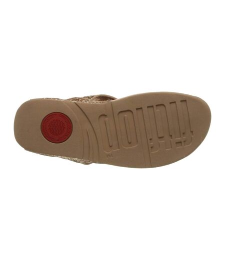 Sandales Motif/style Paillettes Lulu Femme Rose Doré FitFlop