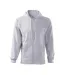 Mens Trendy Fitted Hoodie Light Grey Malfini-1