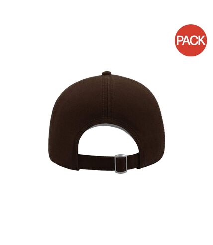 Lot de 2  casquettes action adulte marron Atlantis