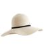 Beechfield Womens/Ladies Marbella Wide Brim Sun Hat (Natural) - UTBC5344