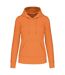Sweat à capuche écoresponsable - Femme - K4028 - orange