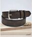 Ceinture Synthétique Marron Classique pour Homme - 100% PVC-2