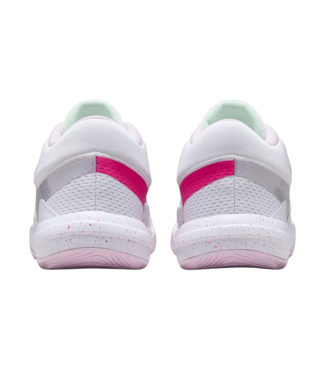 Mens Hyperquick Logo Trainers White Pink Nike-2