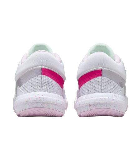 Mens Hyperquick Logo Trainers White Pink Nike