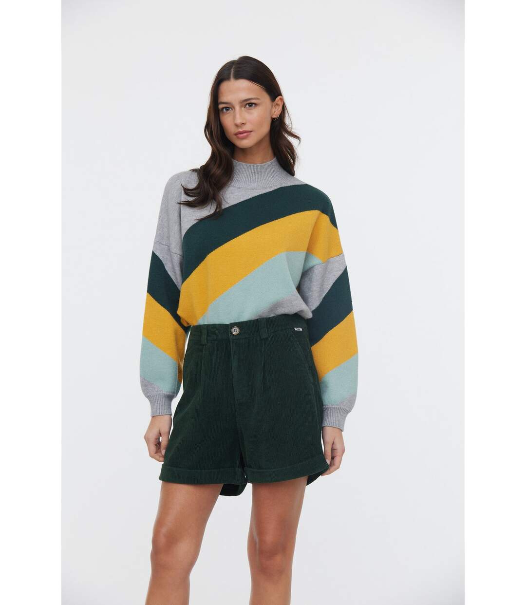 Short NOLY Vert Profond-2