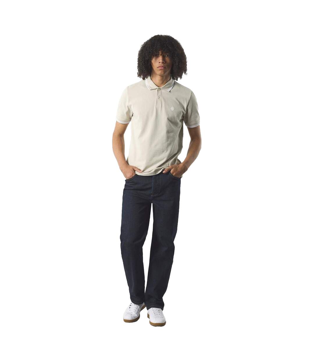 Mens Collared Polo Shirt Greystone Pretty Green-4