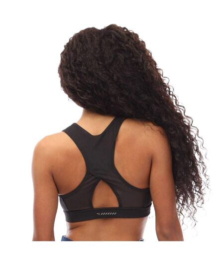 Womens/ladies Running Sports Bra Black Puma