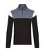 Sweat d'entrainement 1/4 de zip - Unisexe - PA387 - noir et gris