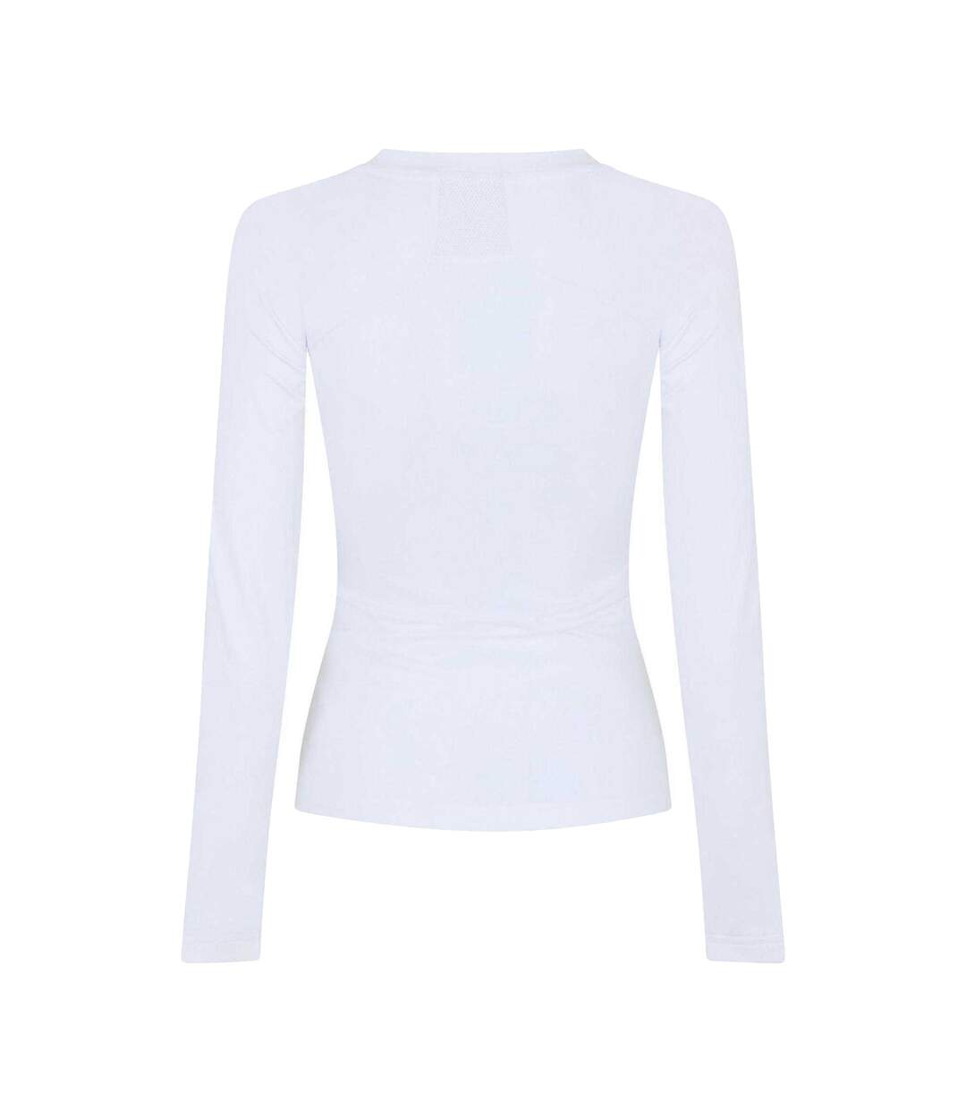 T-shirt Manches Longues Techfit Femme Blanc Adidas-2