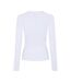 T-shirt Manches Longues Techfit Femme Blanc Adidas-2