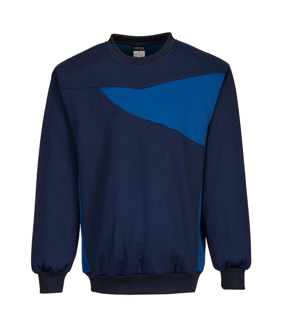 Sweat pw2 homme bleu marine / bleu roi Portwest