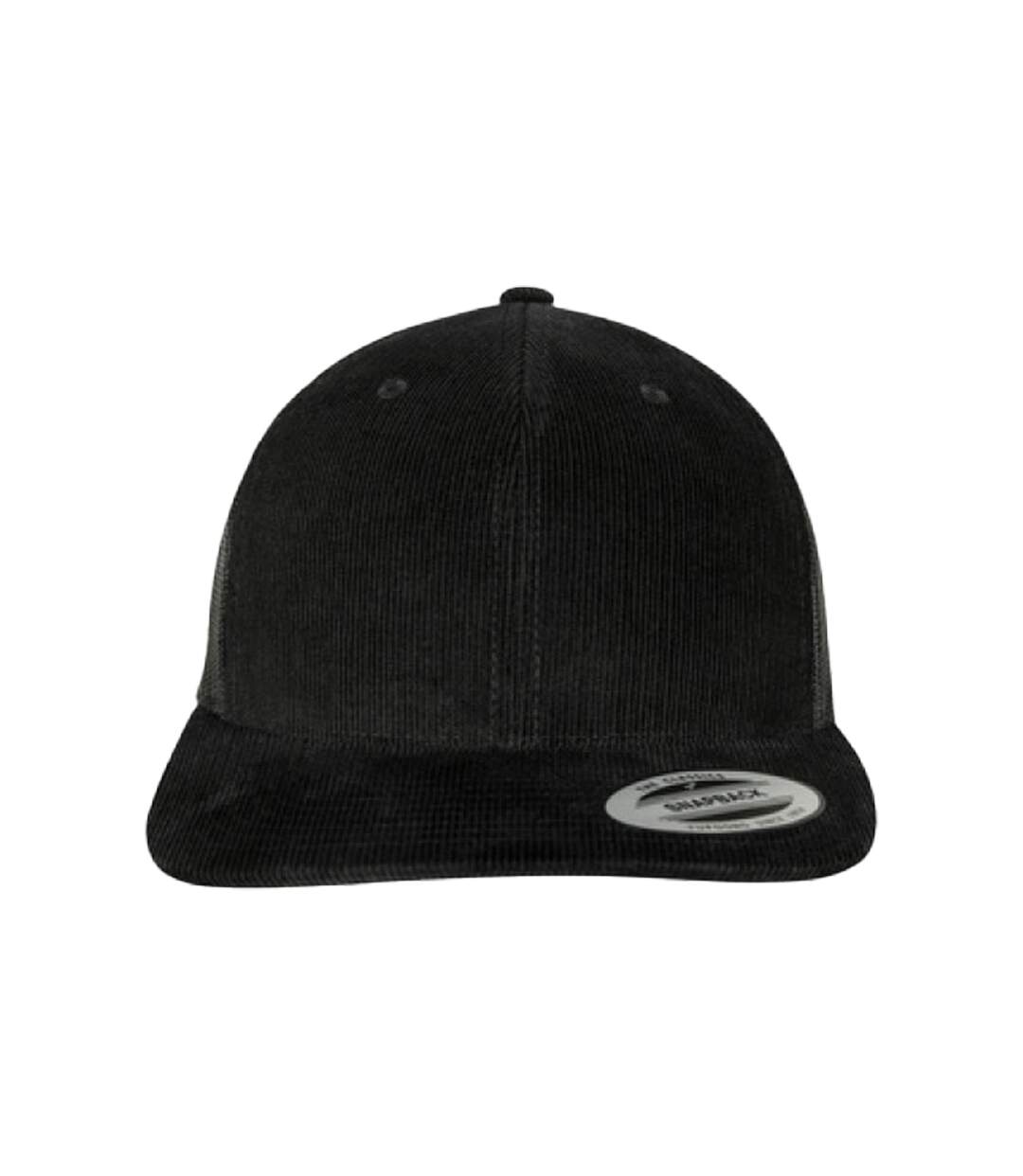 Casquette Trucker Retro Noir Flexfit-4