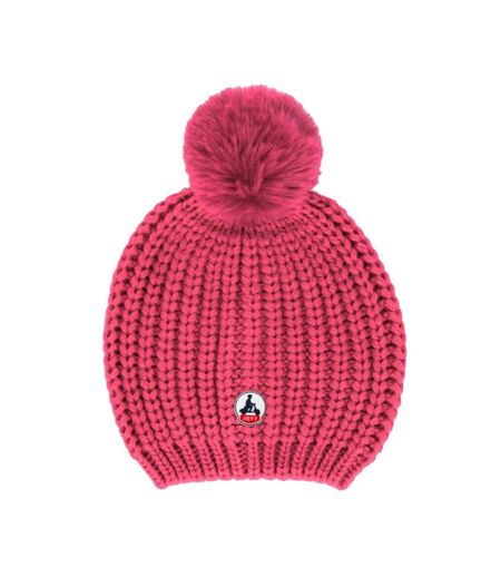 Bonnet à Pompon Fuchsia Femme Jott Montreal - Taille unique