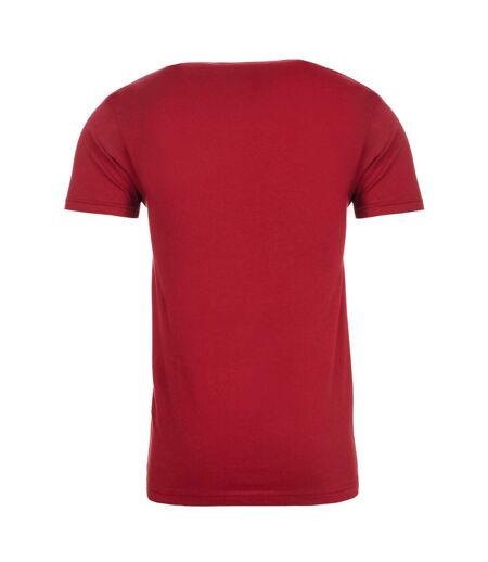 Next Level Adults Unisex Crew Neck T-Shirt (Cardinal Red)