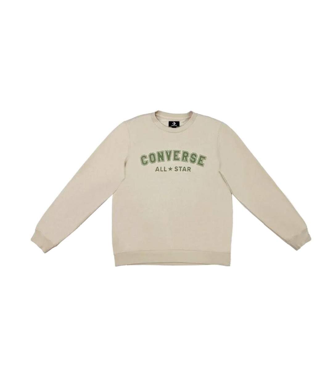 Sweat Beige/Vert Homme Converse Classic - L-1