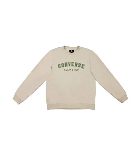 Sweat Beige/Vert Homme Converse Classic - L