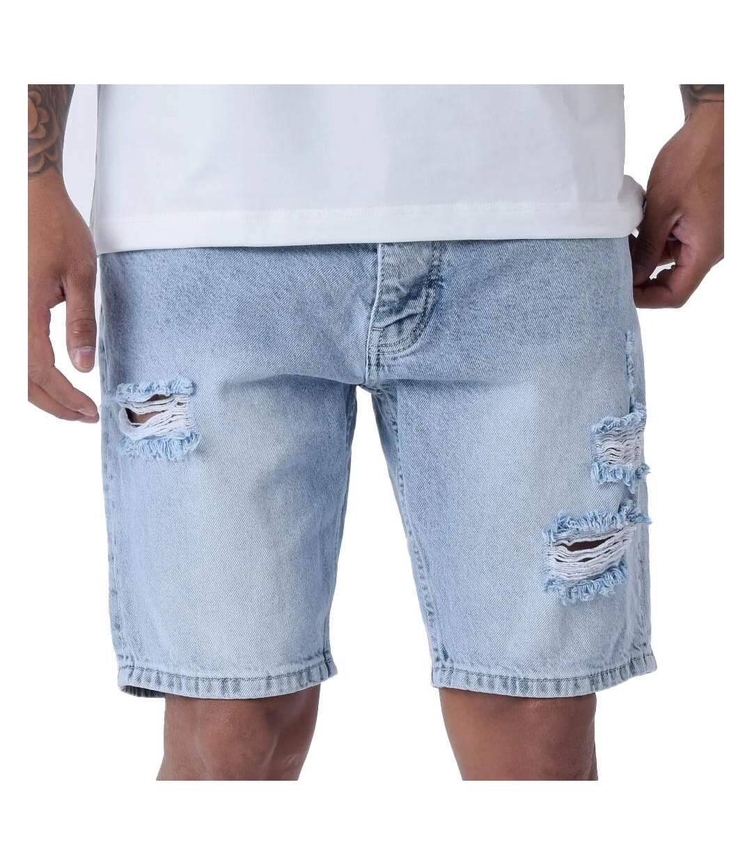 Short en jean bleu homme project x paris denim - 30-1