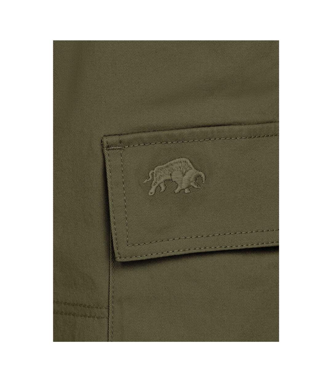 Short À Poches Classic Homme Olive Raging Bull-4