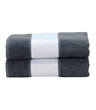 A&R Towels Subli-Me Bath Towel (Graphite) (One Size) - UTRW6041