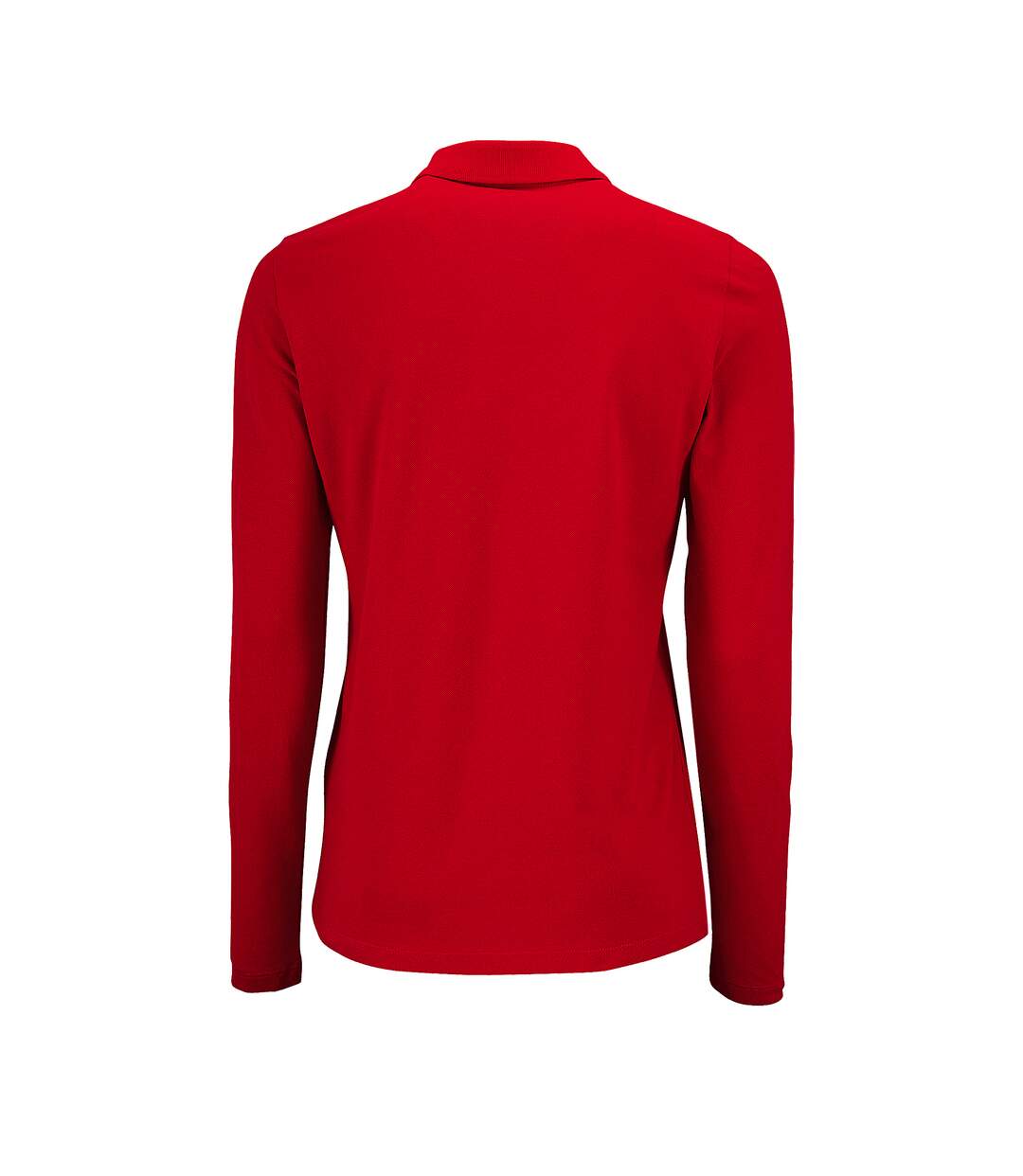 Polo manches longues perfect femme rouge SOLS