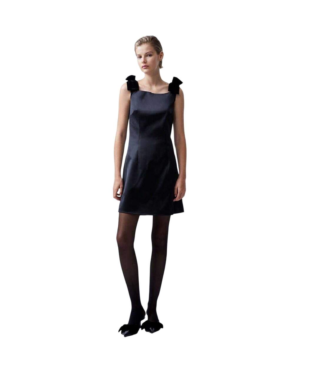 Robe Courte Carey Femme Noir French Connection-1