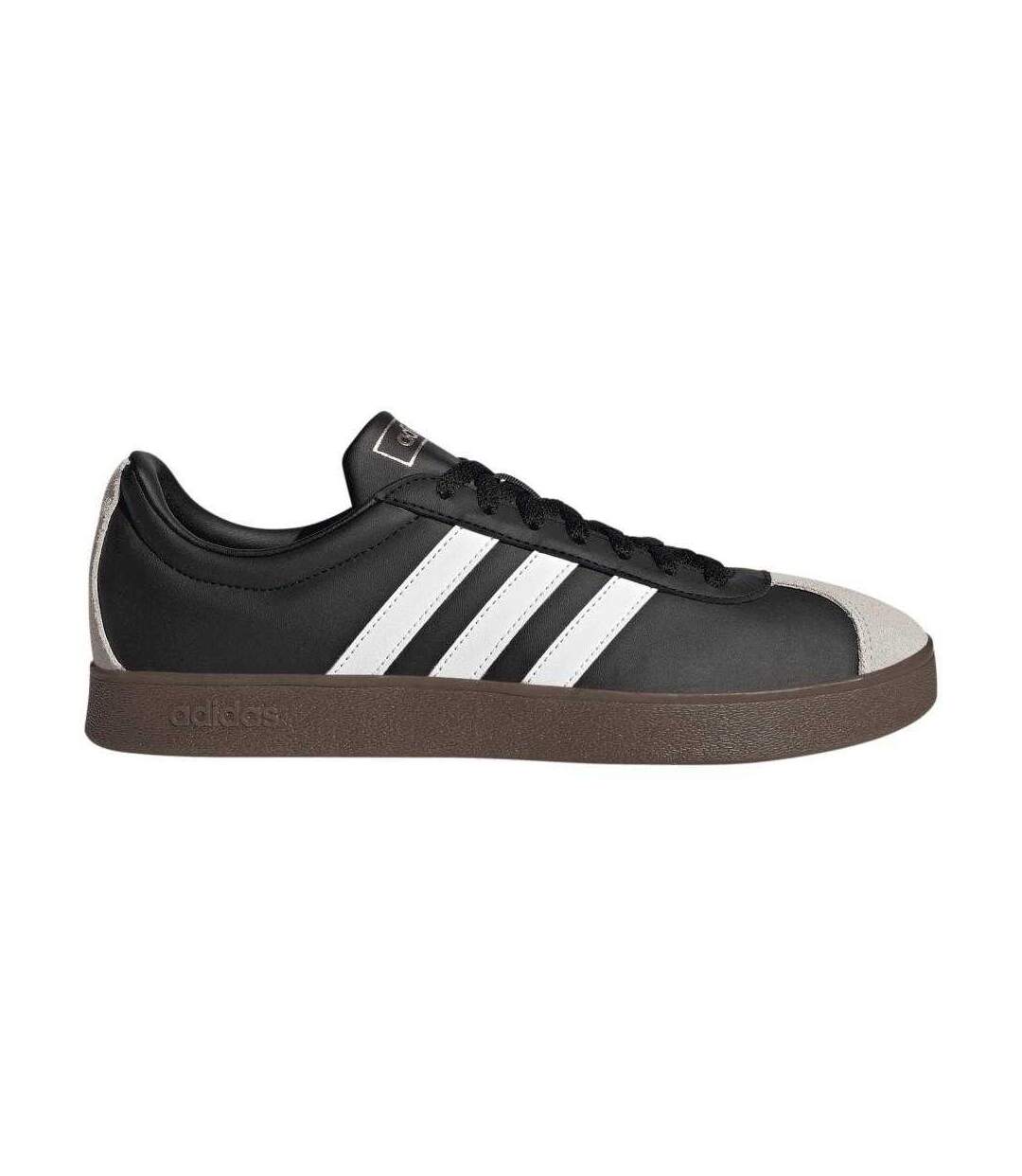 Mens Vl Court 2.0 Suede Trainers Black Adidas-3