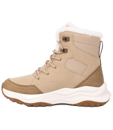 Womens/ladies Nadine Snow Boots Ecru Trespass