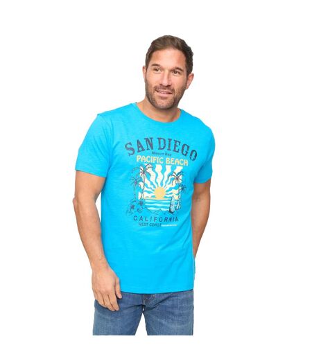 T-shirt Sandico Homme Turquoise Vif Bewley & Ritch