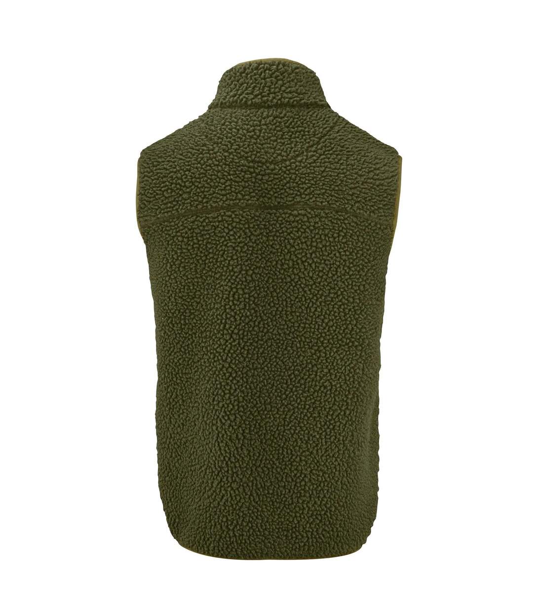 Mens Kingsley Sherpa Fleece Gilet Moss Green James Harvest-2