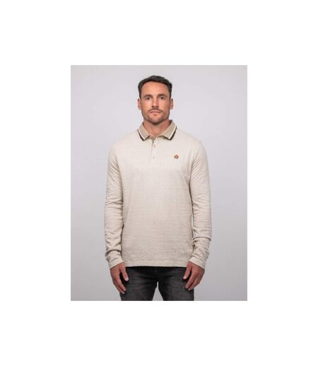 Polo jacquard col rayé manches longues PIRATAXO