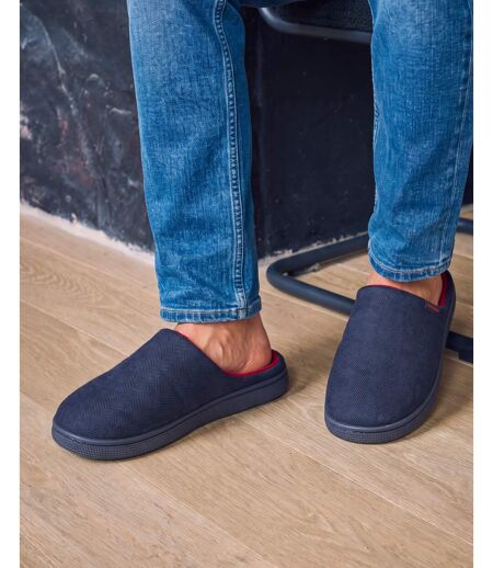 Isotoner Chaussons Mules homme semelle confort ultra-moelleuse