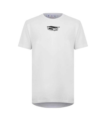 T-shirt Coupe Régulière Motif Génie Homme Blanc Off White