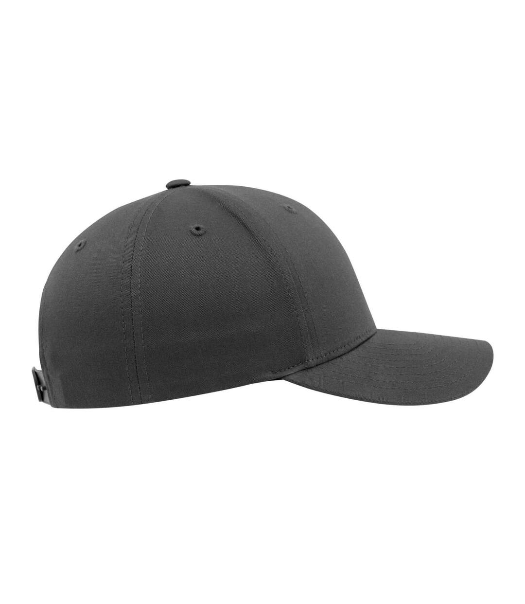 Classic Curved Snapback Baseball Cap Charcoal Flexfit-4