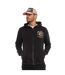 Sweat zippé homme à capuche french terry effet acid wash Viny Vondutch-1